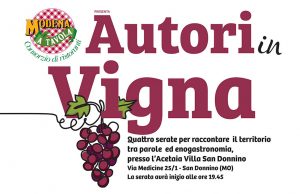 Autori in Vigna: a Modena si racconta il territorio tra parole ed enogastronomia