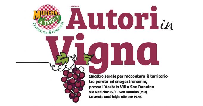 Autori in Vigna: a Modena si racconta il territorio tra parole ed enogastronomia
