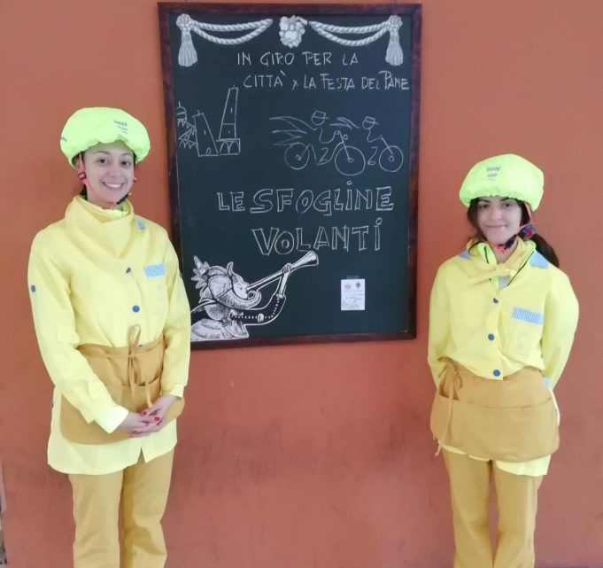 Le Sfogline Volanti sfrecciano sotto le Due Torri per celebrare la Festa del Pane